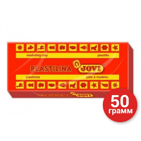 Пластилин JOVI красный 50гр. Art. 7005