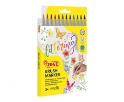 Маркеры-кисти JOVI Lettering 12 цветов Art. 1312